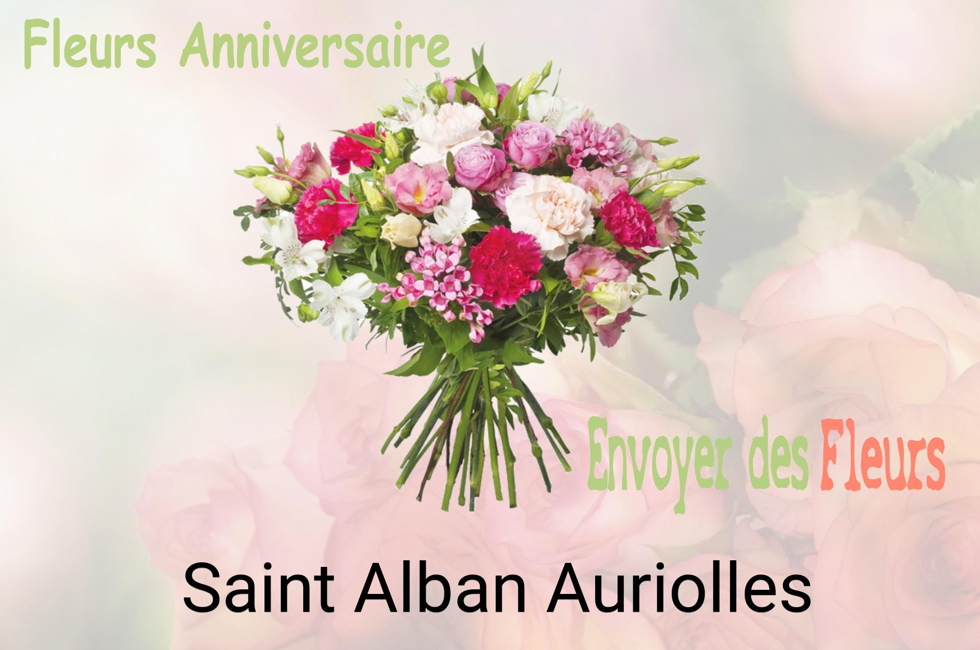 Bouquet de fleurs d’anniversaire livré à Saint-Alban-Auriolles